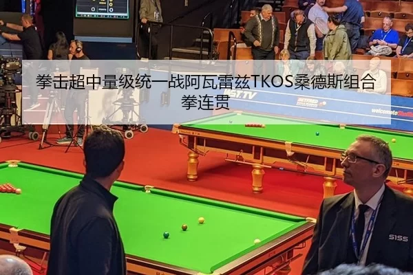 拳击超中量级统一战阿瓦雷兹TKOS桑德斯组合拳连贯
